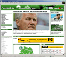 webproject fussball.de