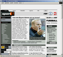 webproject sport1.de